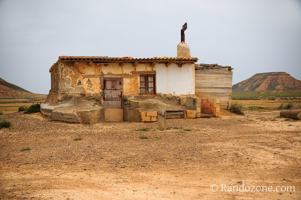 Cabane  de Pancho dans les Bardenas