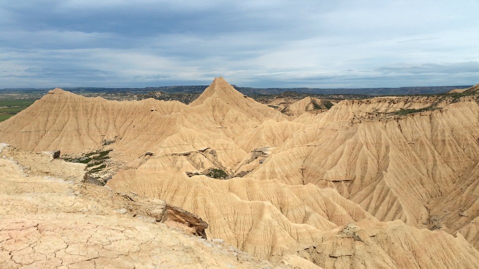 Rayon de soleil sur le dsert des Bardenas