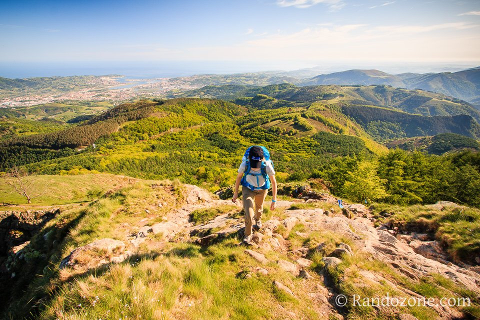 Superbe panorama sur le Pays Basque