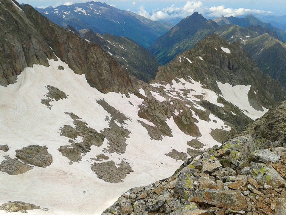Depuis le sommet du Gavizo Cristail 