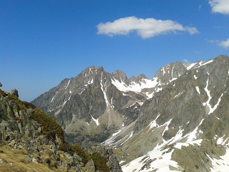 Sur la randonne du tour des lacs