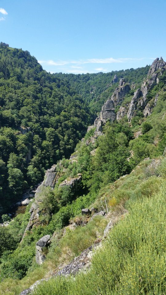 Impressionnante vue sur les gorges