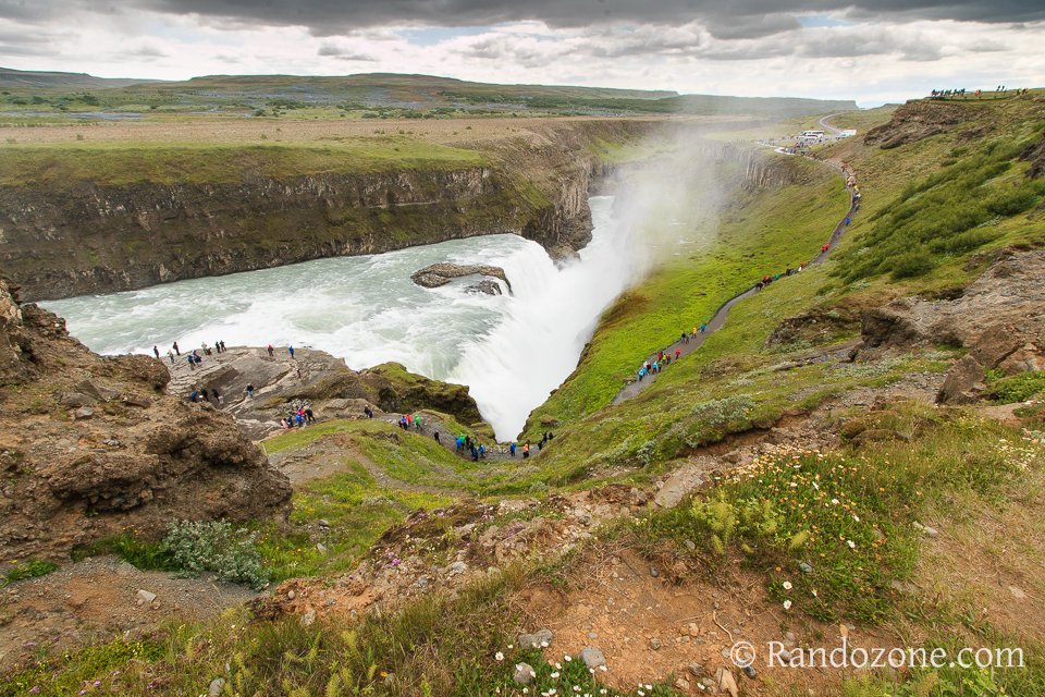 Gullfoss sous un autre angle