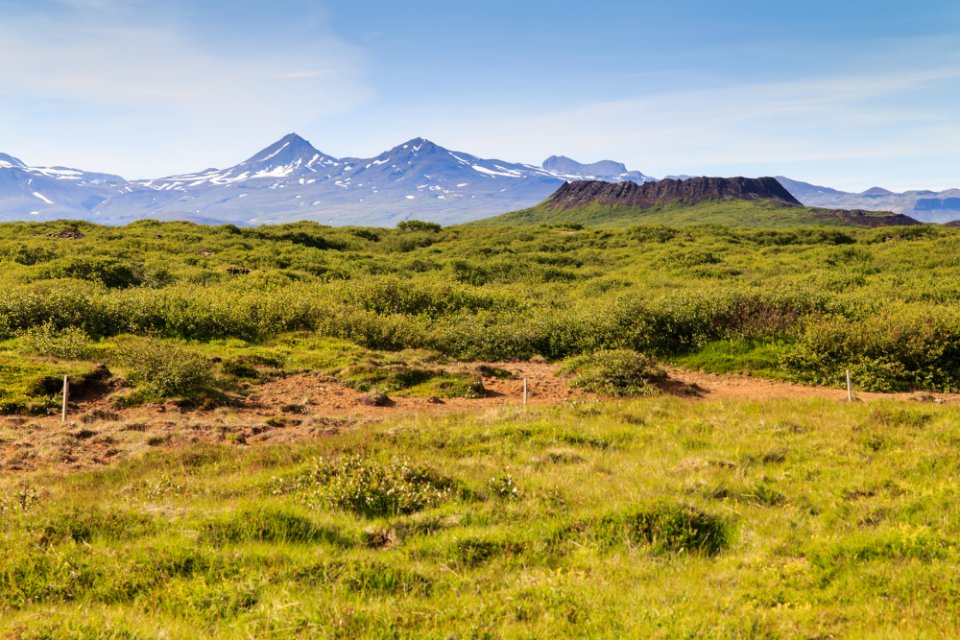 Le volcan Eldborg en ligne de mire
