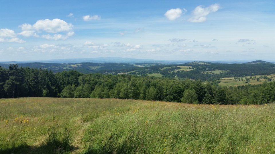 Belle vue dgage sur les monts