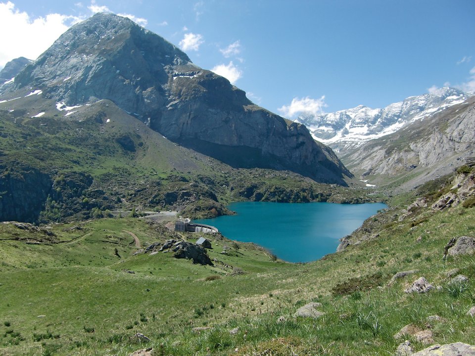 Lac des Gloriettes et barrage 