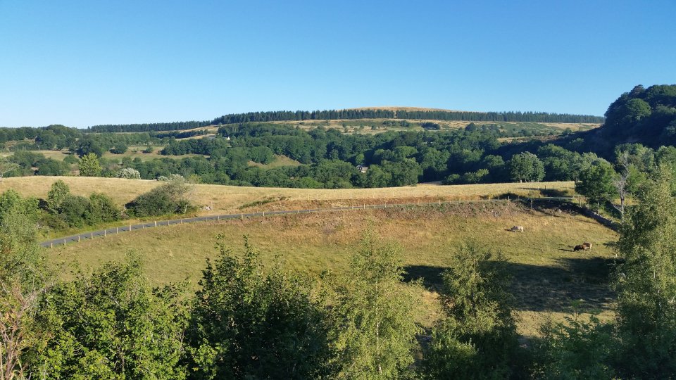 Au-dessus de la vall�e du Lot