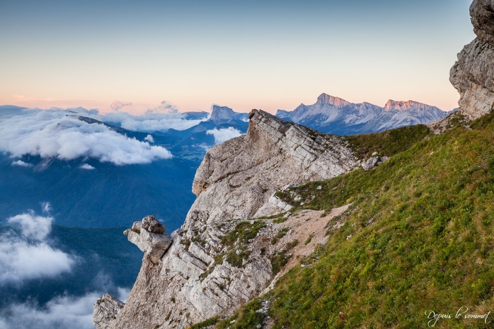 Vire des Deux Surs sous le col des Deux Surs 