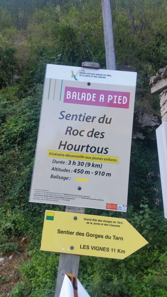 Sentier Roc des Hourtous