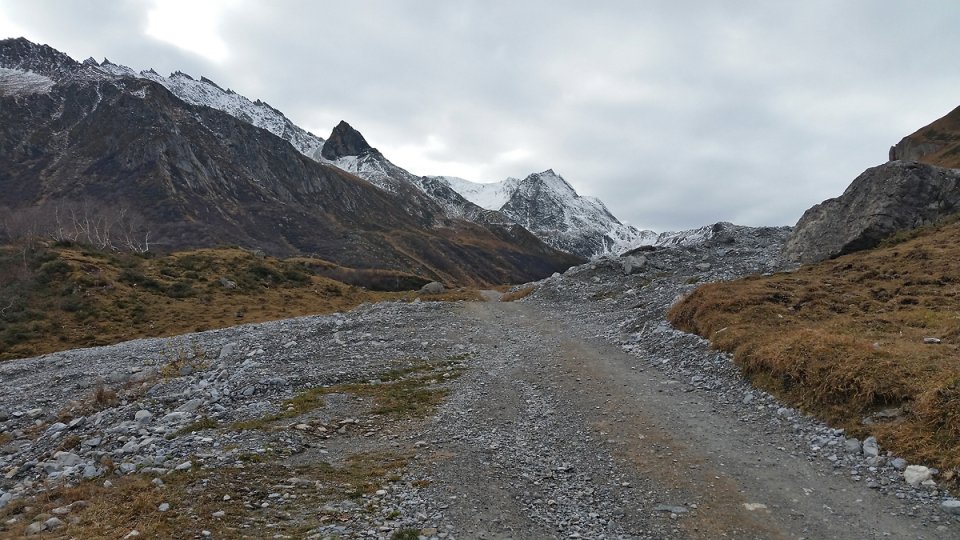 Sur la premire monte