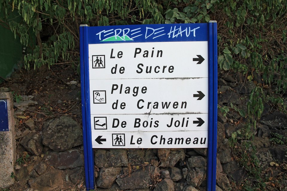 Panneau de d�part de la rando