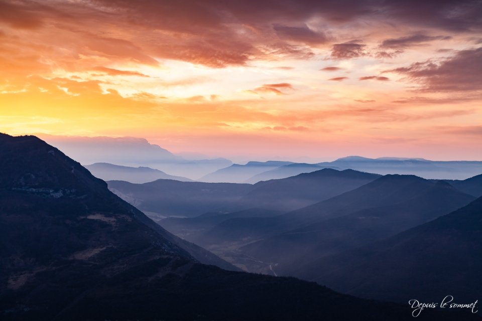 Depuis le plateau du Vellan