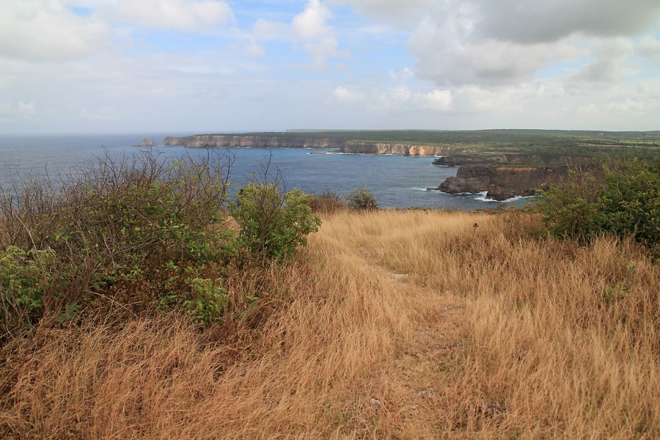 La vue depuis la pointe de la Grande Vigie