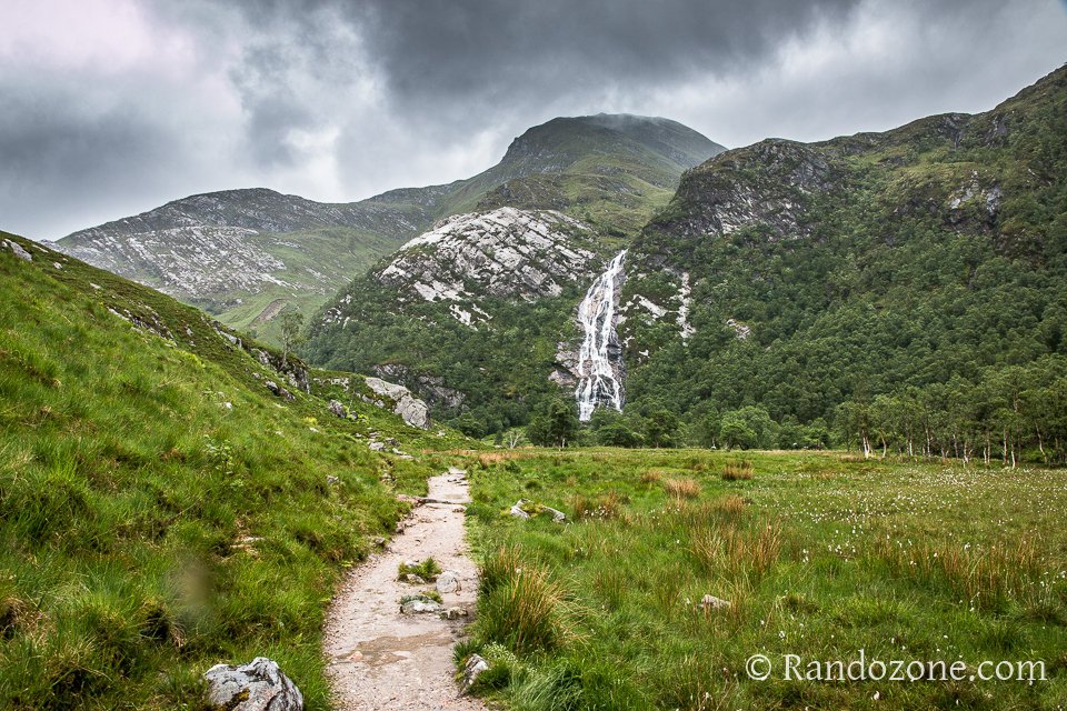 Cascade de Steall Meadows