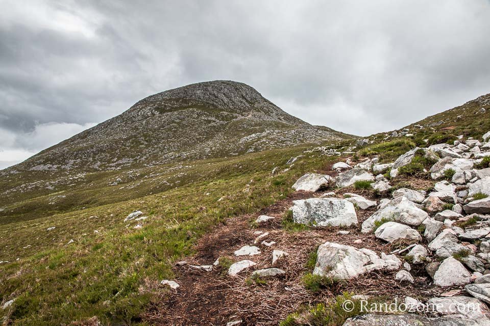 Le PAP de Glencoe depuis le col