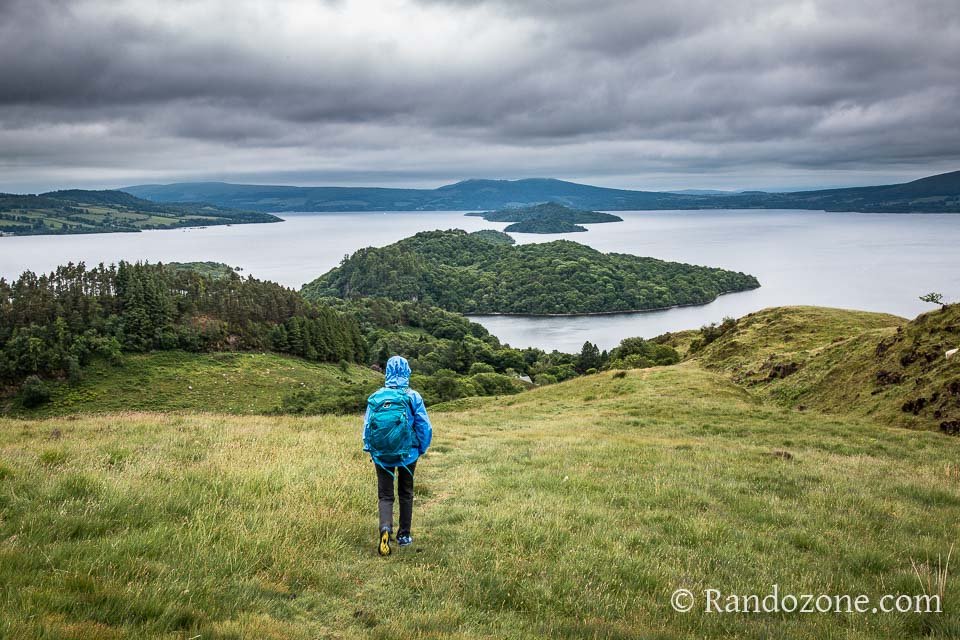 Nous faisons une boucle pour descendre jusqu'au Loch Lomond