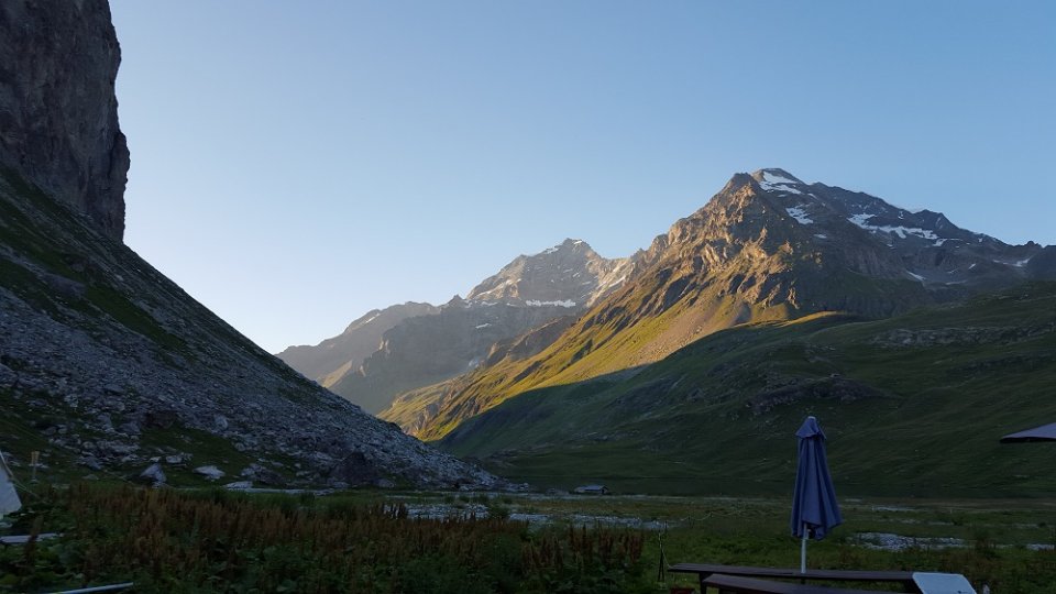 Sur le GR5 dans les Alpes