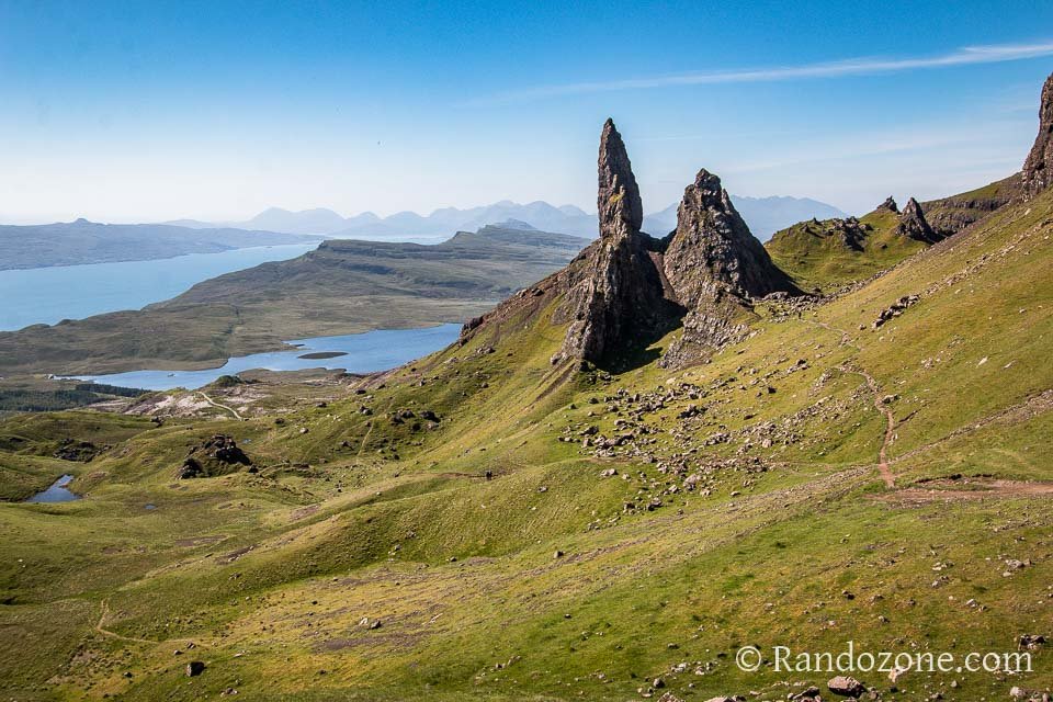 Au niveau du Old Man of Storr