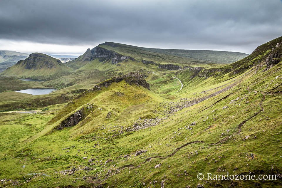 Superbe paysage du Quiraing sur l'le de Skye