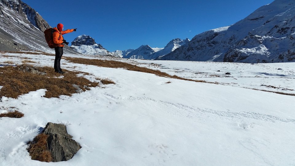 Petite pause au col de la Vanoise