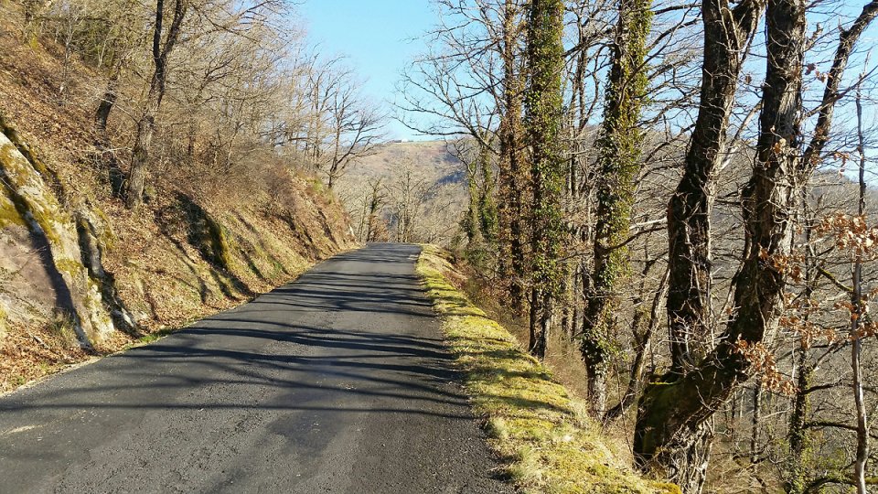 La route que l'on suit durant plusieurs kilom�tres