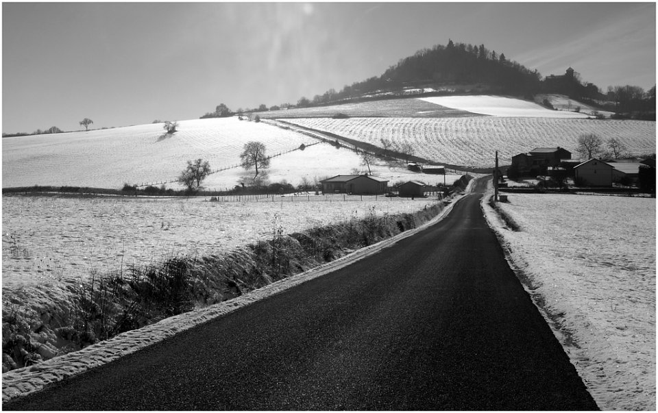 Usson ,l'hiver