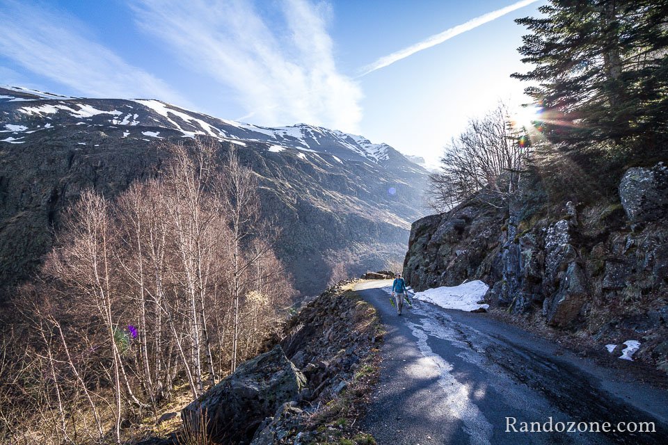 Progression facile sur la route