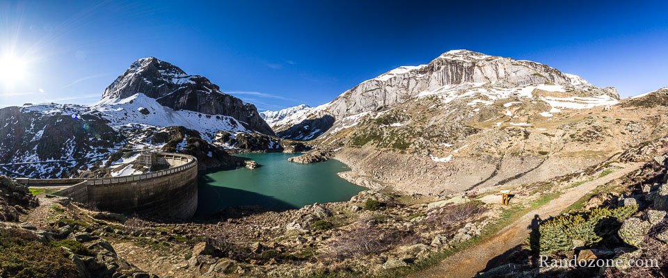 Panoramique du lac des Gloriettes