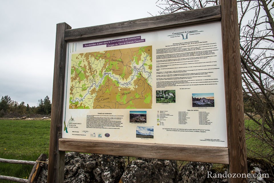 Randonnes  pied dans la communaut de communes Gorges du Tarn et Grands Causses