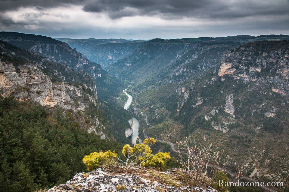 Superba panorama sur les gorges