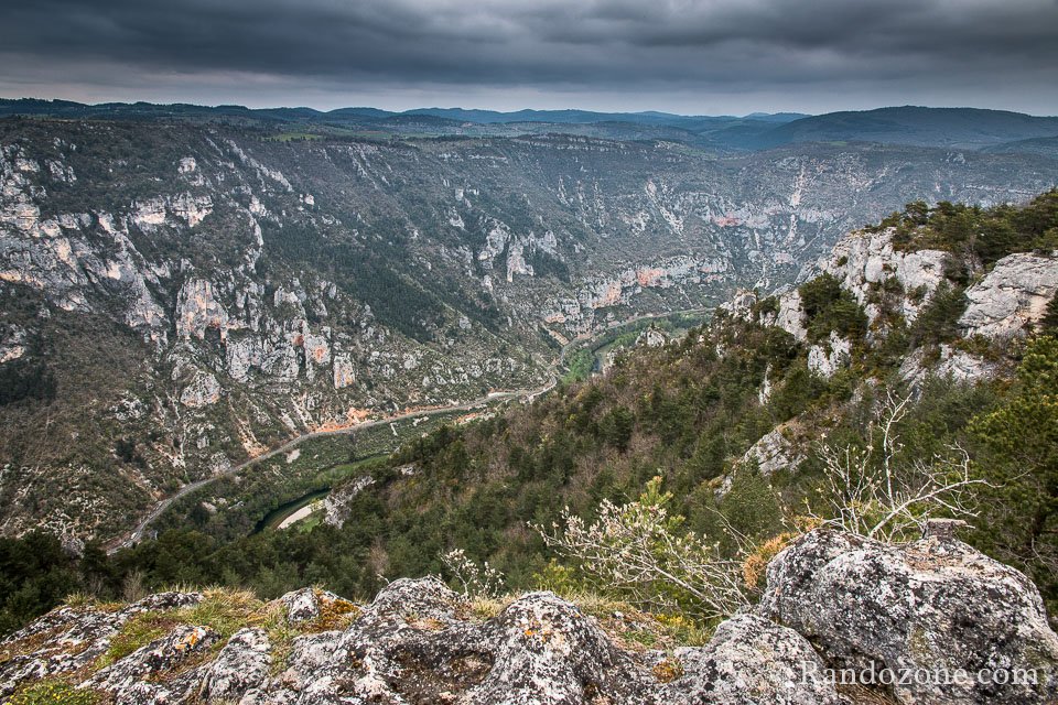 Encore un superbe point de vue sur les gorges