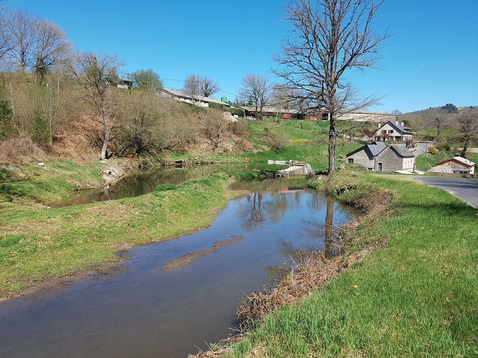 Avant le moulin d'Espeyrac