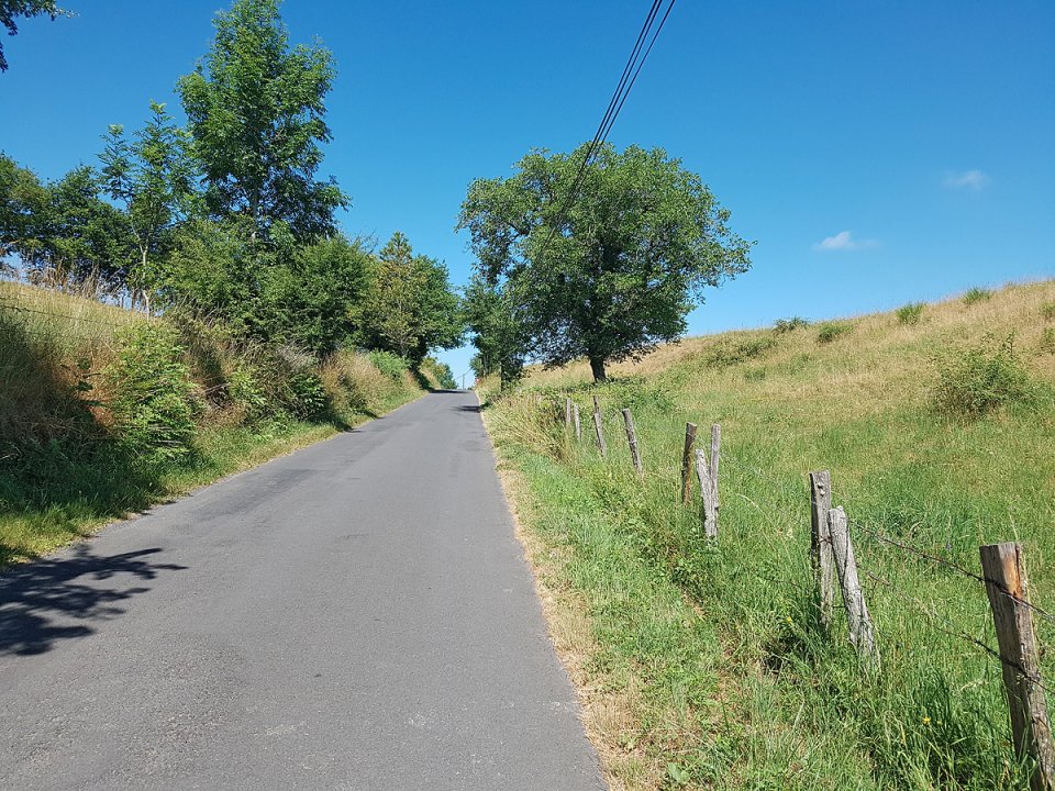 On longe la route un petit moment