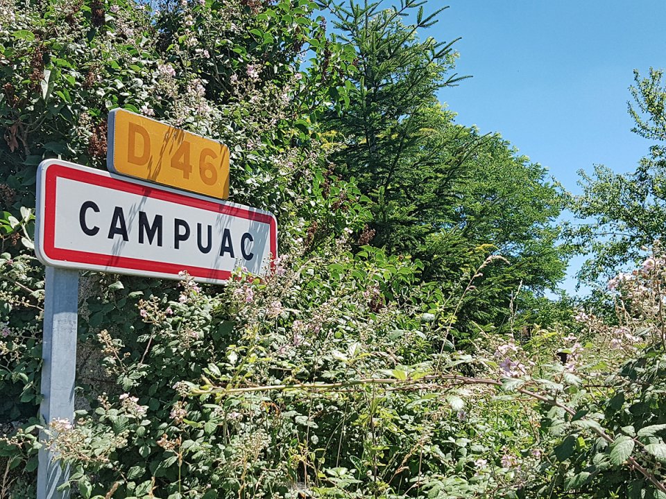 De retour  Campuac pour une pause bien mrite