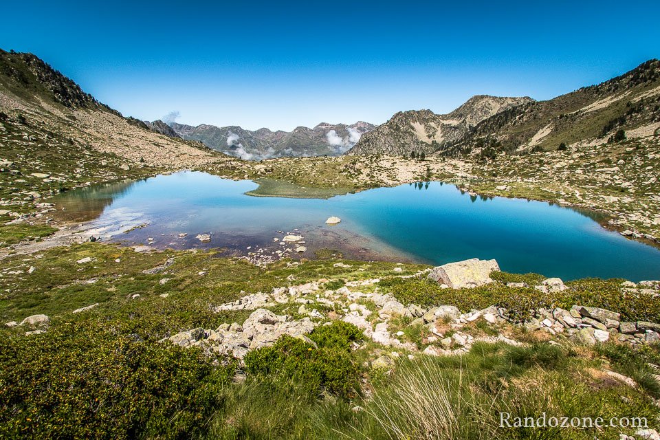 Au dessus du lac Blanc dans le Nouvielle