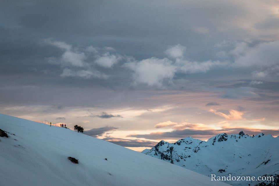 Lever du soleil depuis le col de Riou