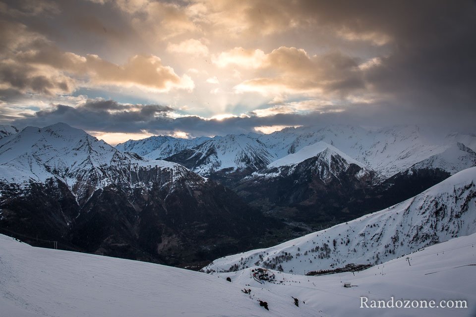 Le soleil va bientt apparatre au col de Riou