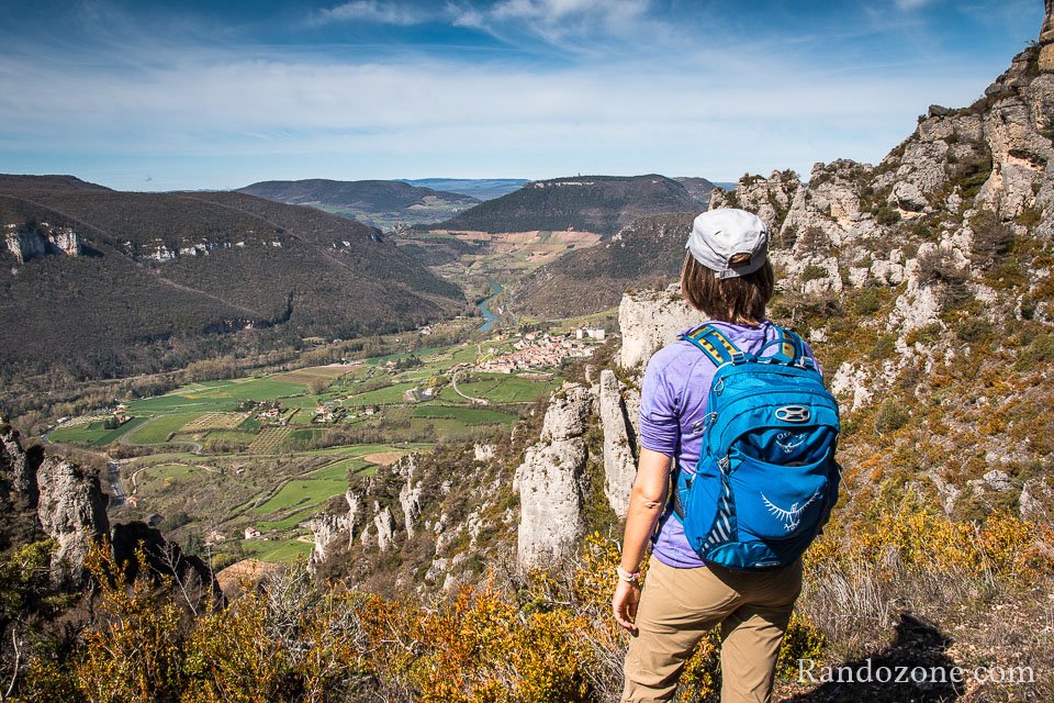 Petite pause pour profiter du paysage