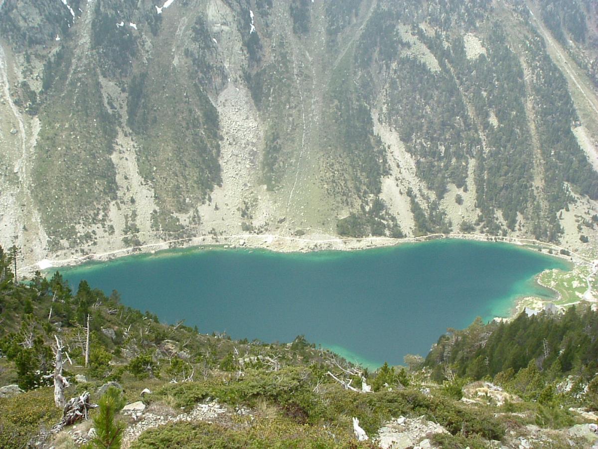 Lac de Gaube depuis la monte vers le pic Mayouret