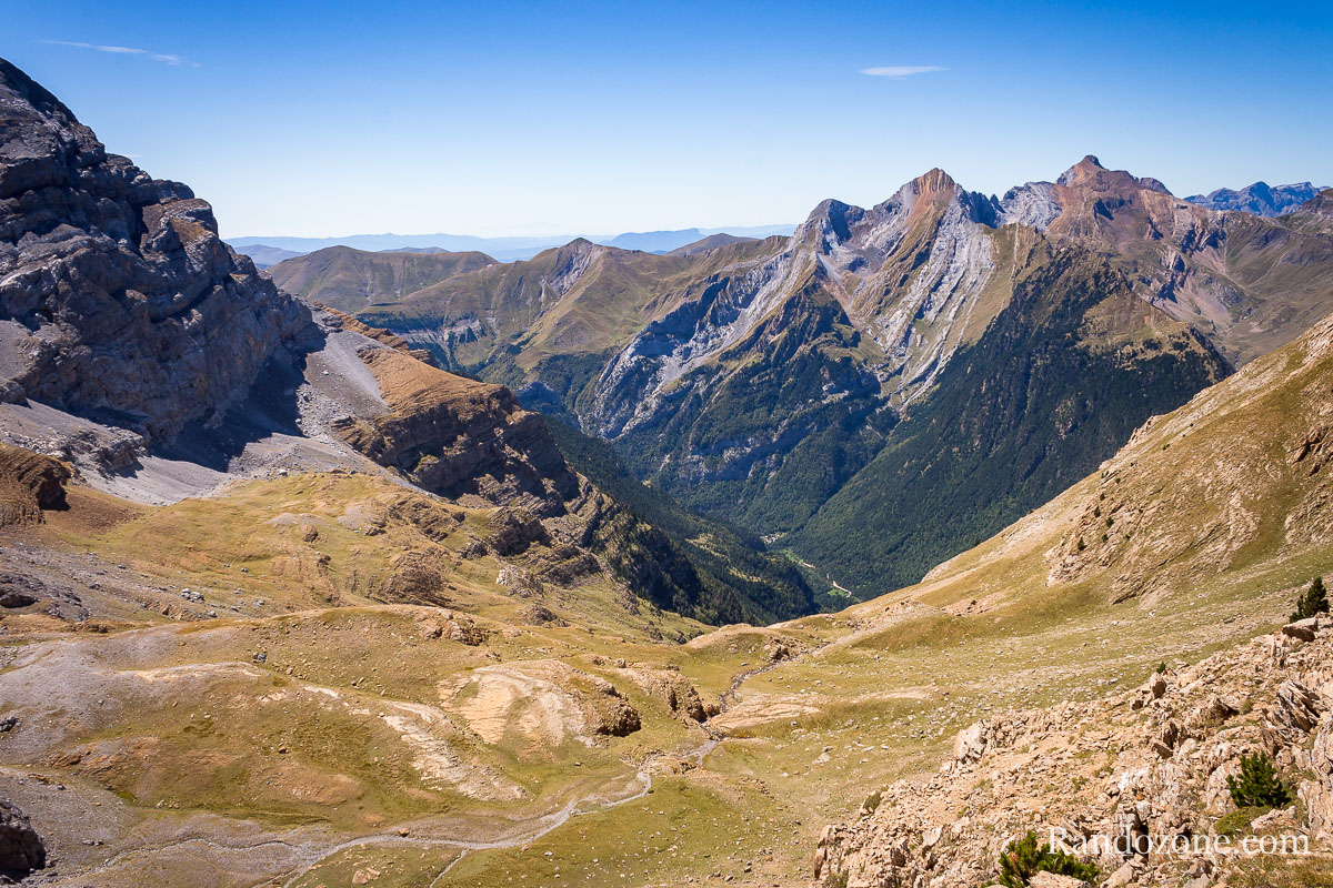 Versant espagnol du col de Boucharo