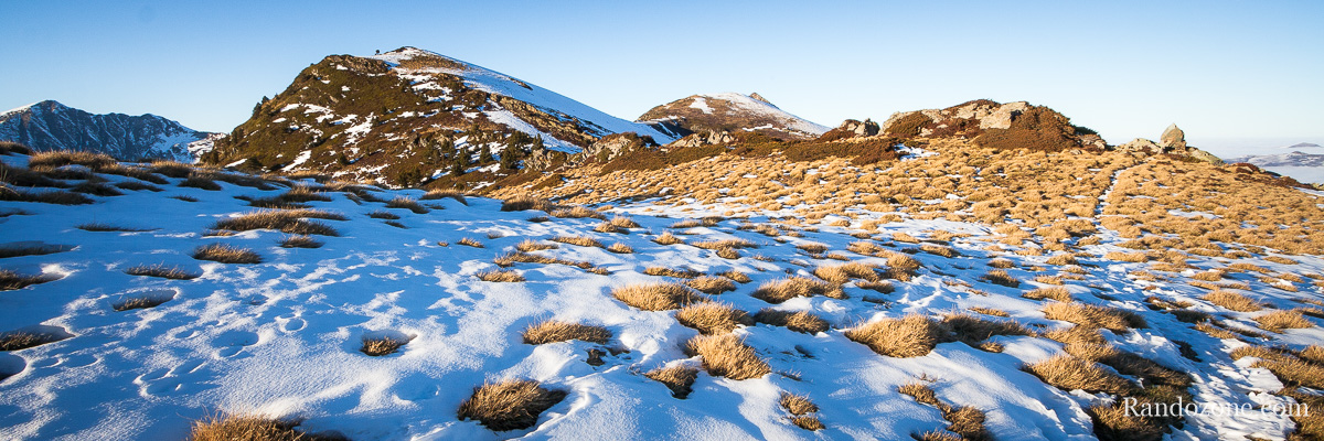 Panoramique sur les crtes au col de Riou