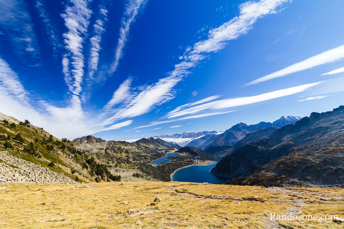 Lacs du Nouvielle depuis la Hourquette d'Aubert