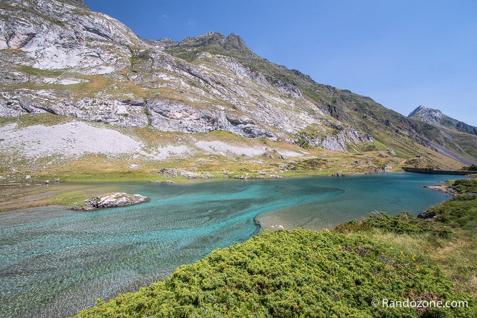 Lac et barrage d'Ossoue en t