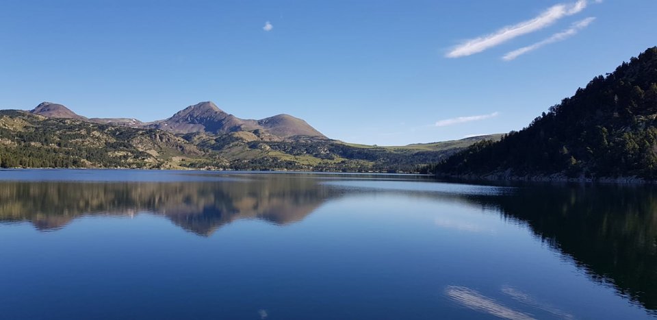Beau reflet dans le lac des Bouillouses