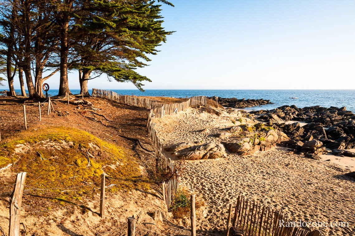 Plage sur l'ile d'Yeu