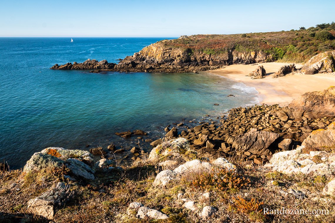 On arrive  la plage des Soux