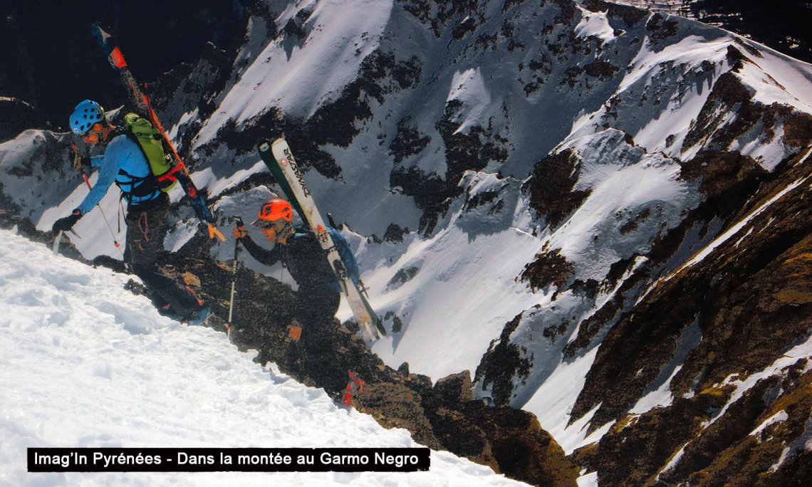Dans la monte au Garmo Negro