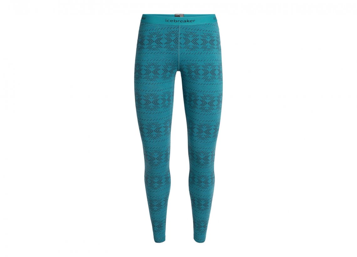 Collant Icebreaker 250 Vertex Leggings Crystalline couleur Arctic Teal