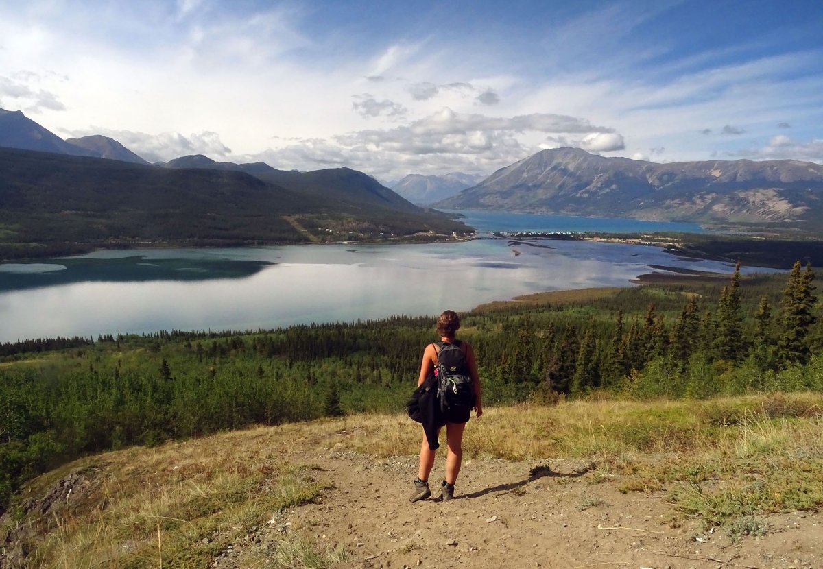 Randonne au Territoire du Yukon, Canada