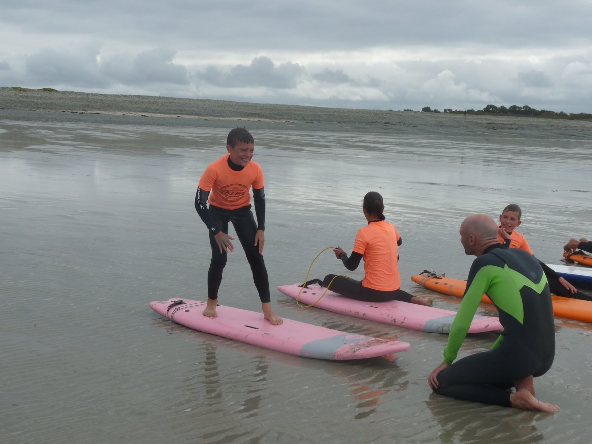 Cours de surf � Audierne